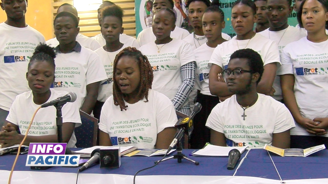 Premier forum des jeunes pour une transition écologique et sociale en Haïti